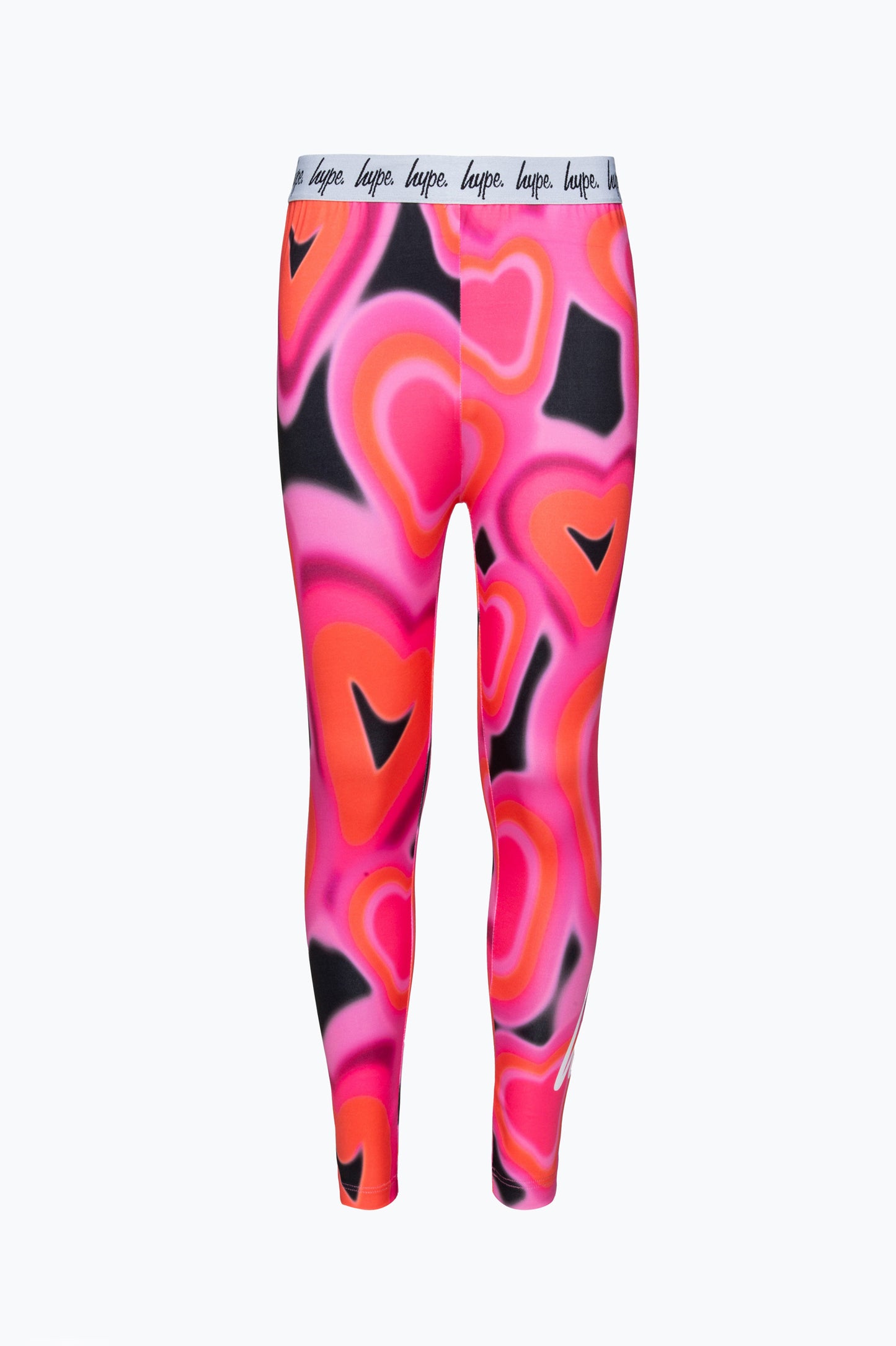 Hype Girls Pink Spray Heart Leggings