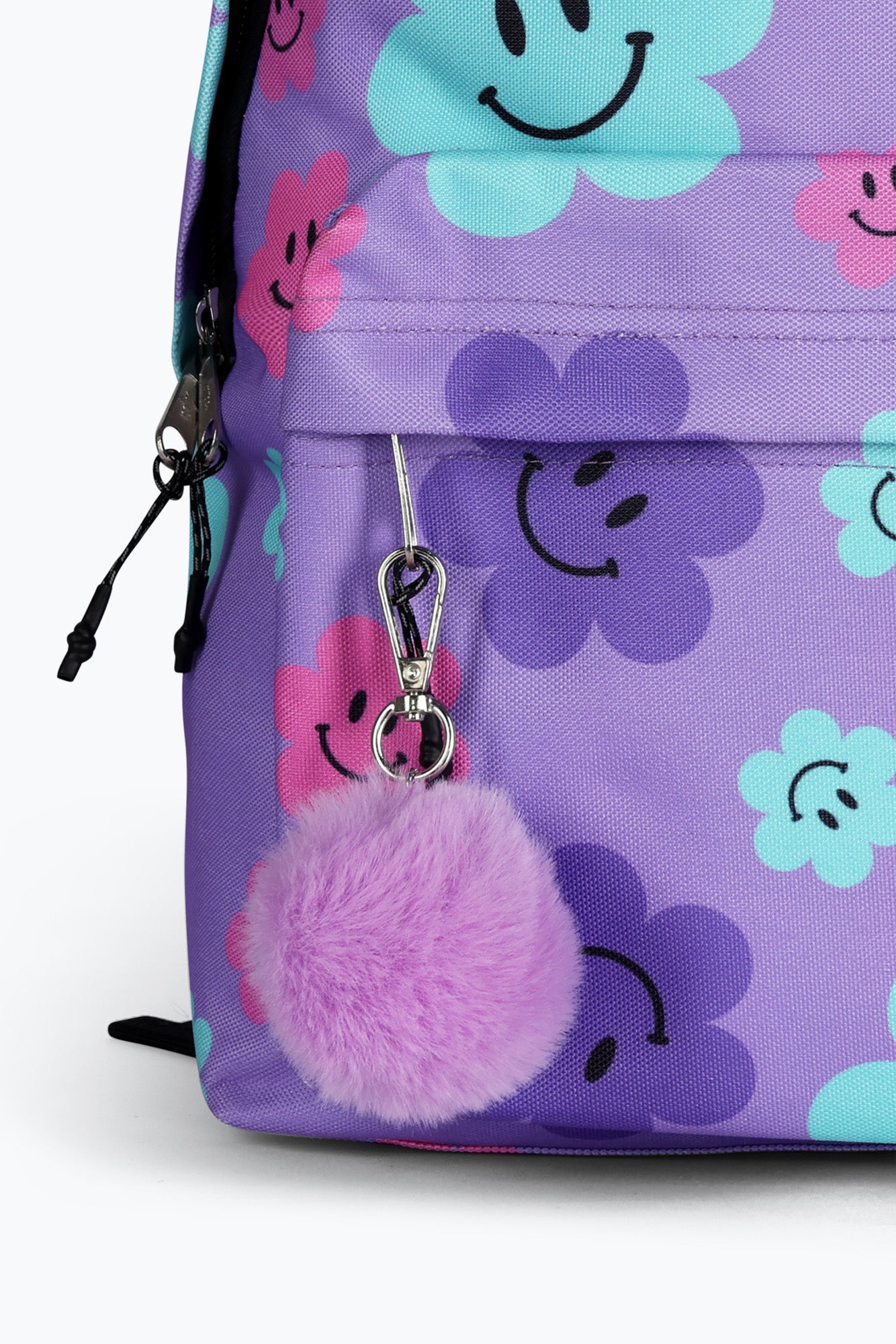 Hype Unisex Purple Happy Flowers Backpack | Hype.