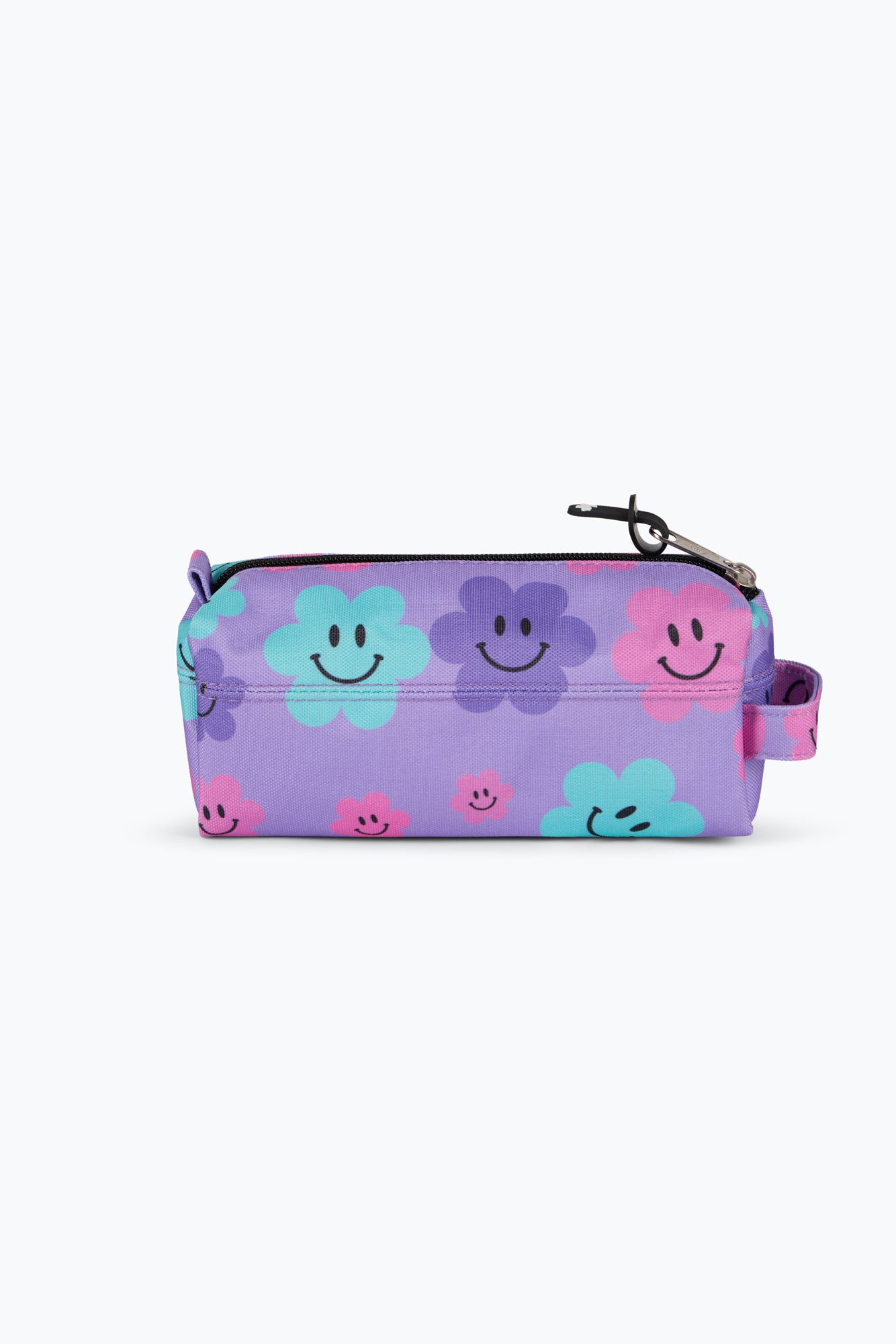 Hype Unisex Purple Happy Flowers Pencil Case