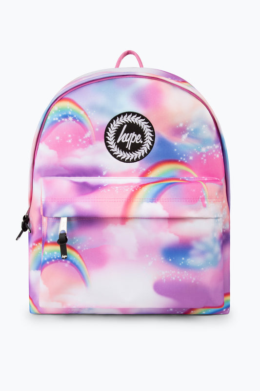 HYPE GIRLS PINK RAINBOW BACKPACK