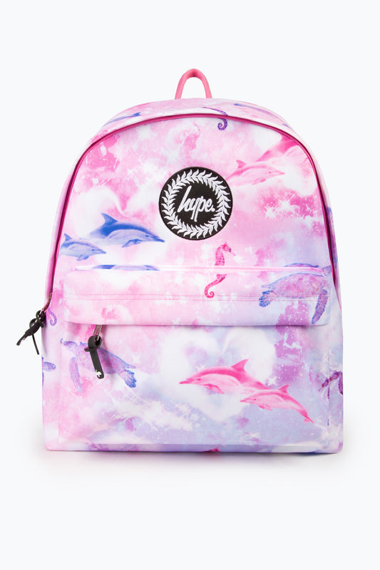 HYPE GIRLS BABY PINK SEAHORSE BACKPACK