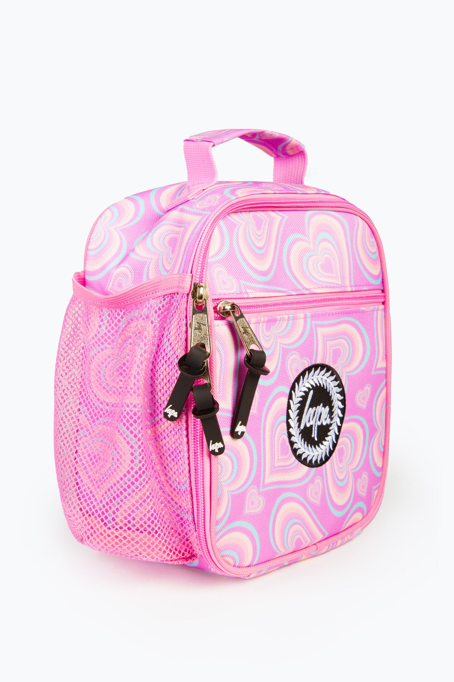 Hype Girls Pink Groovey Hearts Lunch Box