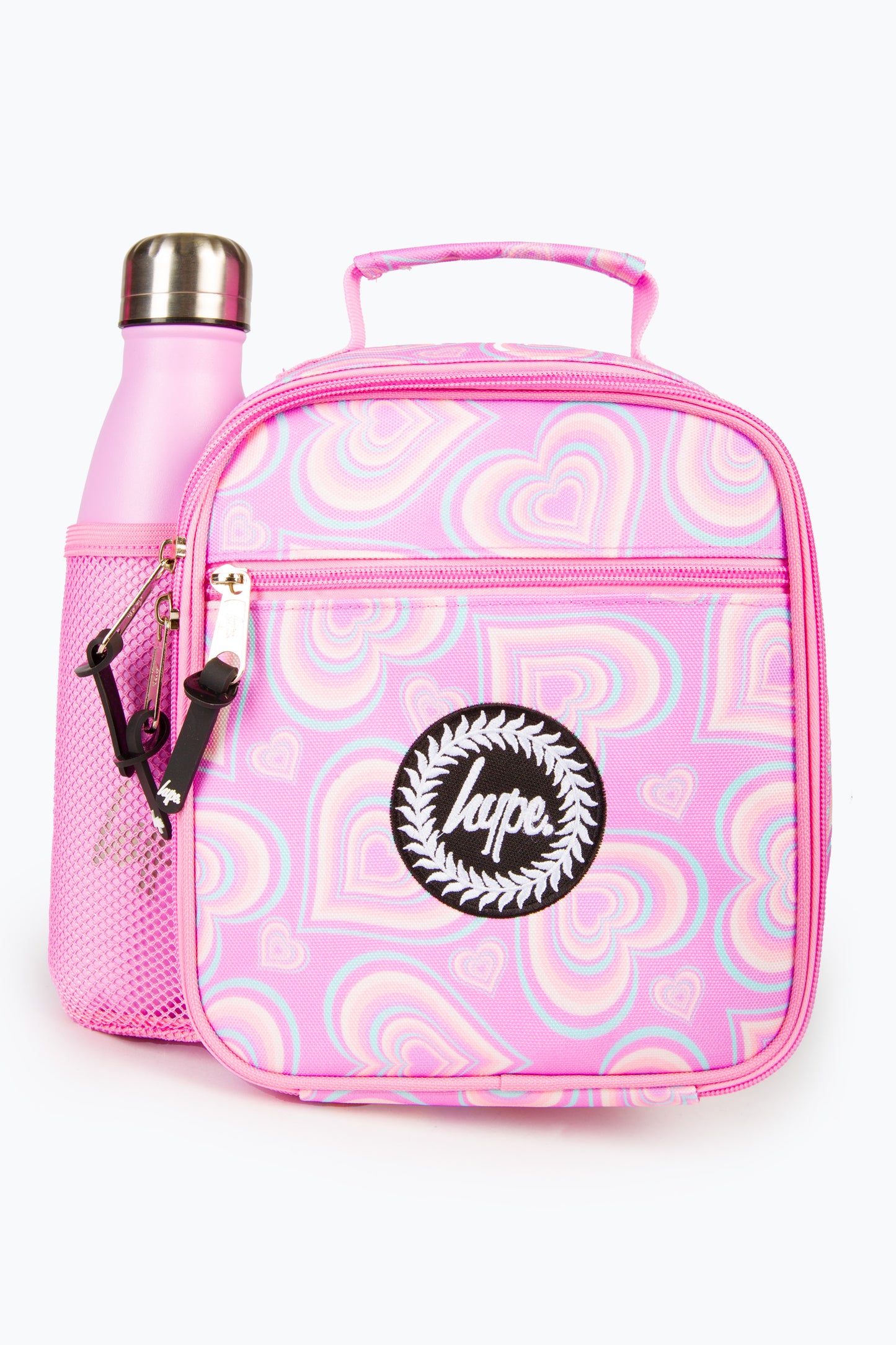 Hype Girls Pink Groovey Hearts Lunch Box