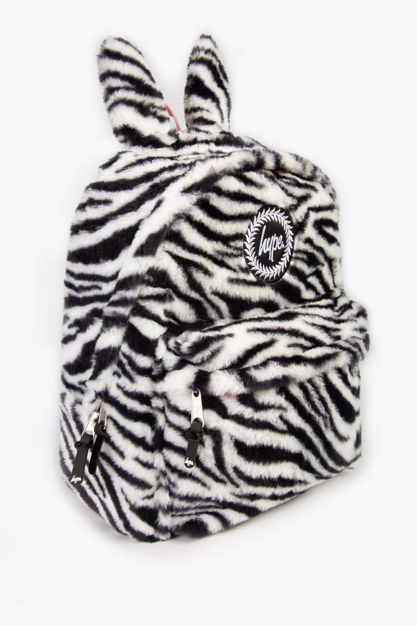 Hype Unisex Black Zebra Backpack