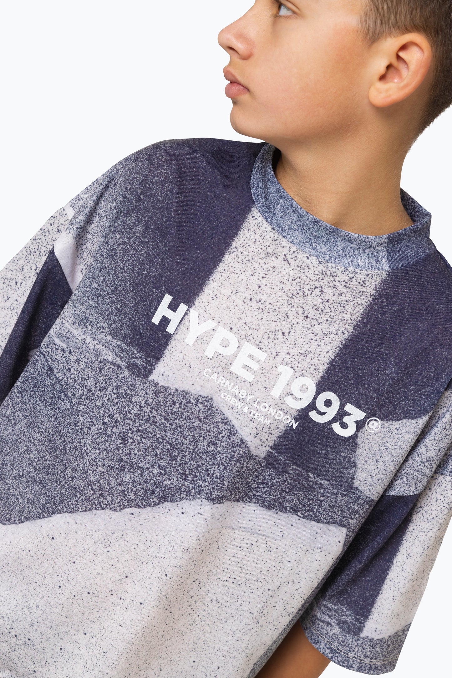 Hype Boys Multi Paper Tear Hype 1993 Oversized  T-Shirt