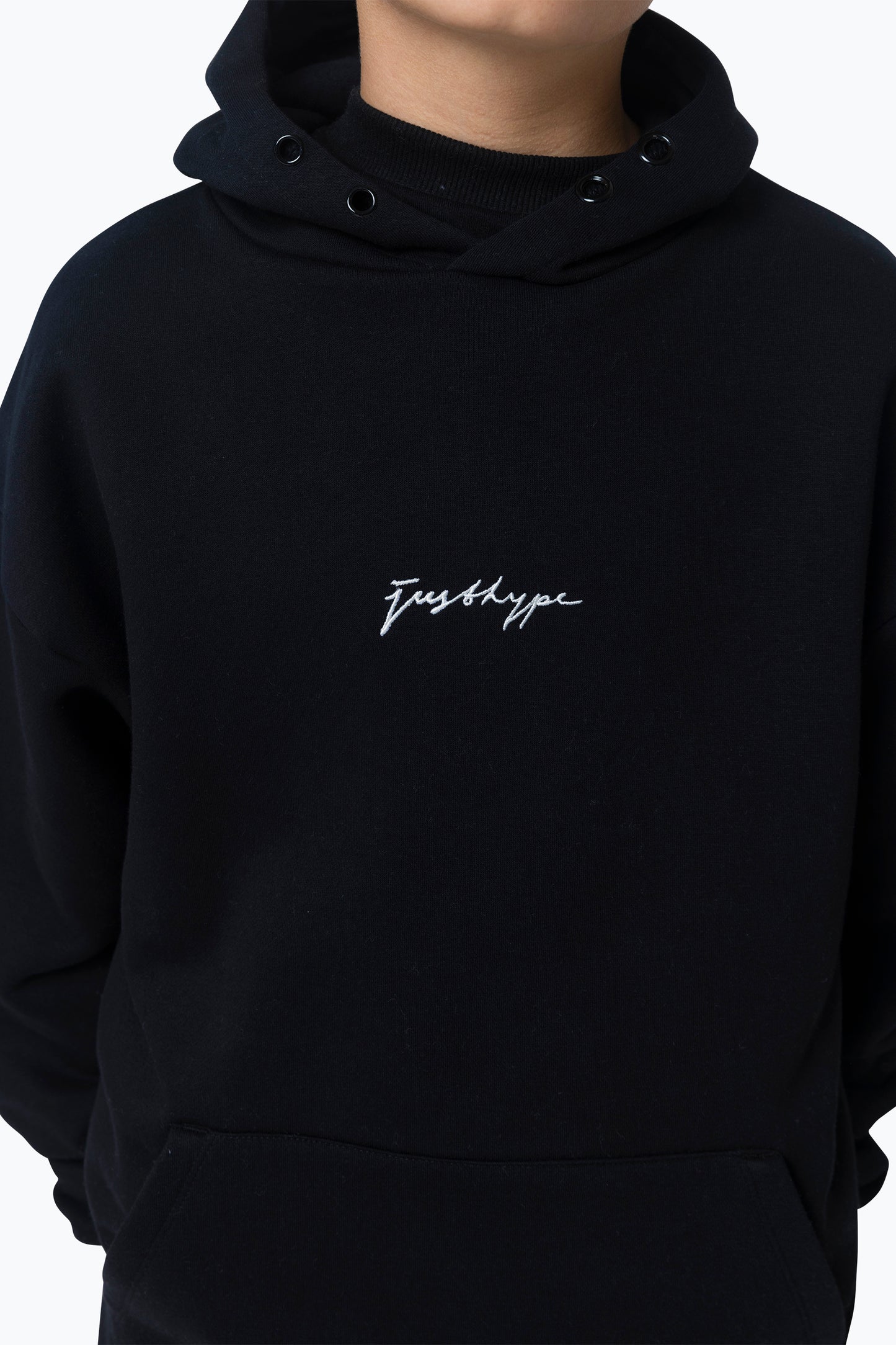 Hype Kids Black Scribble Hoodie