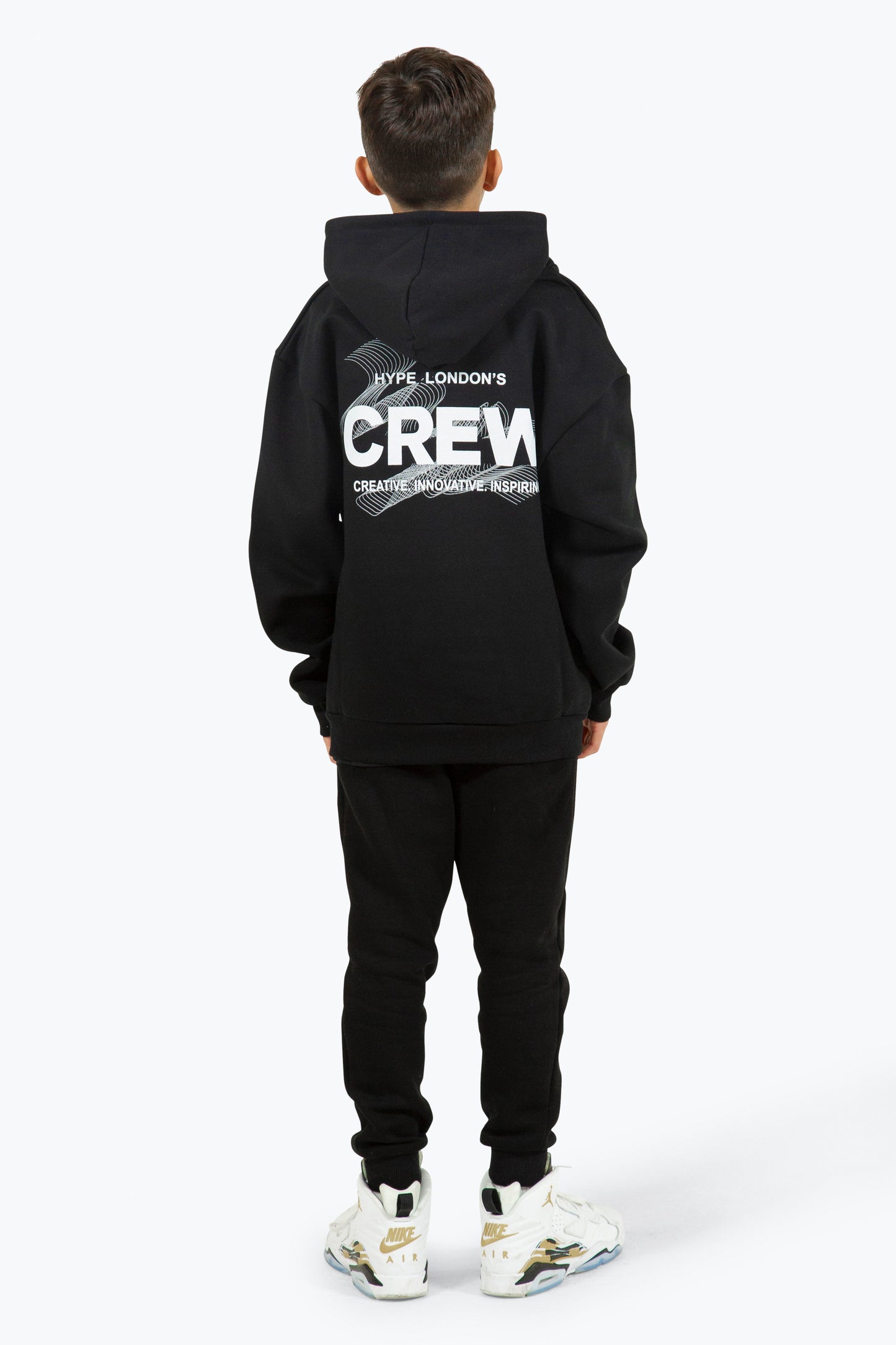 Hype Boys Black Crew Hoodie