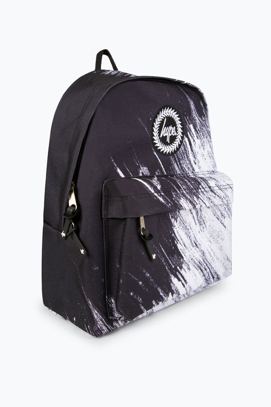 HYPE BOYS BLACK WHITE SCRATCH BACKPACK