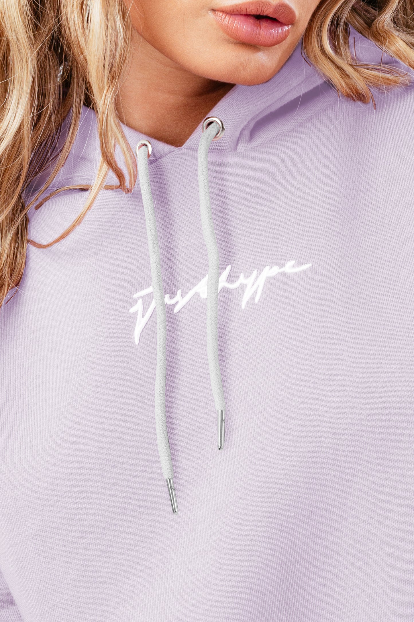 Hype Purple Scribble Women'S Hoodie