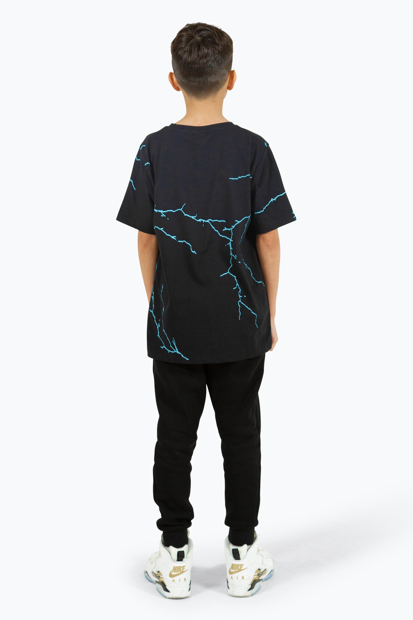 Hype Boys Black Lightning T-Shirt