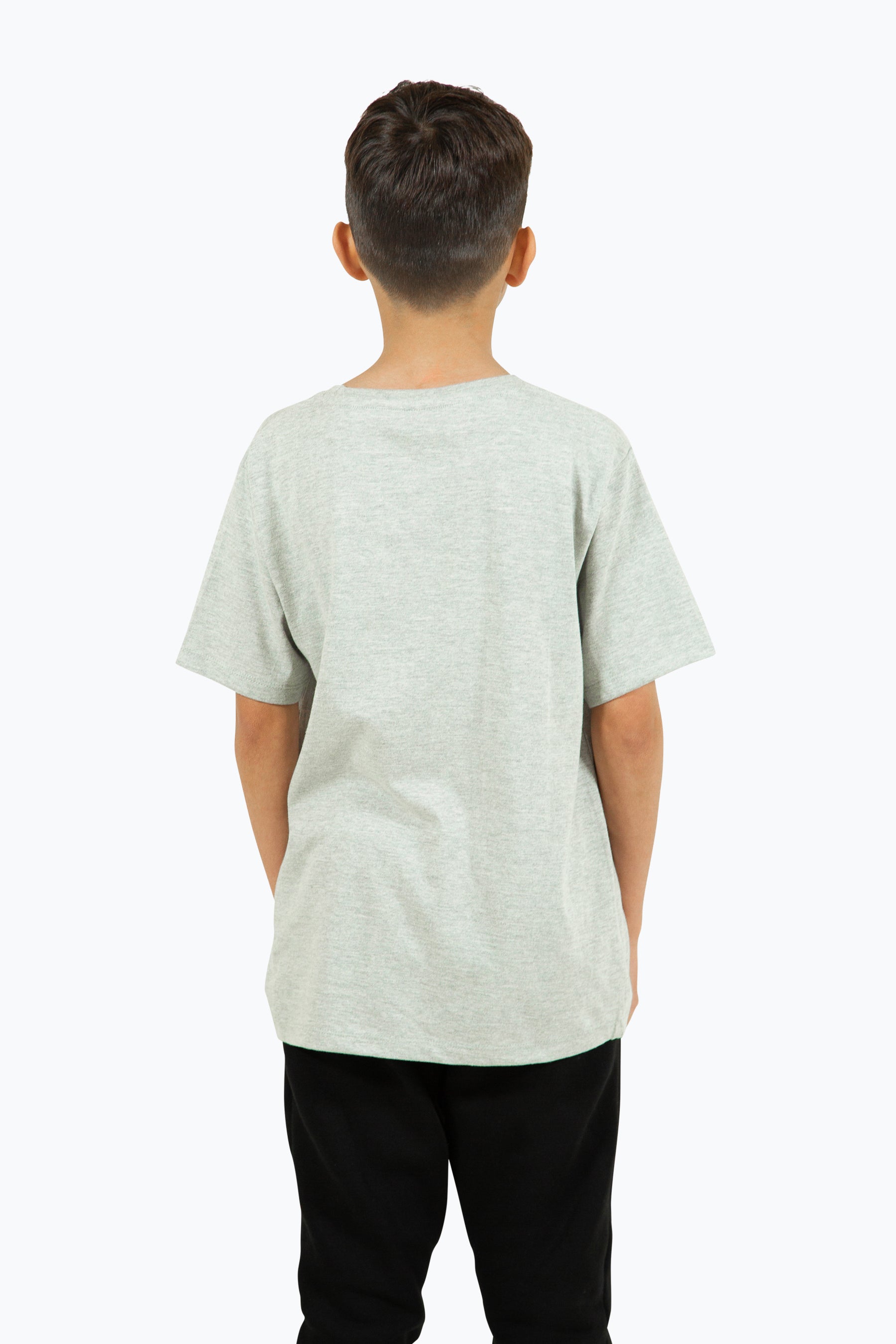 Hype Boys Grey Marl Triple T-Shirt