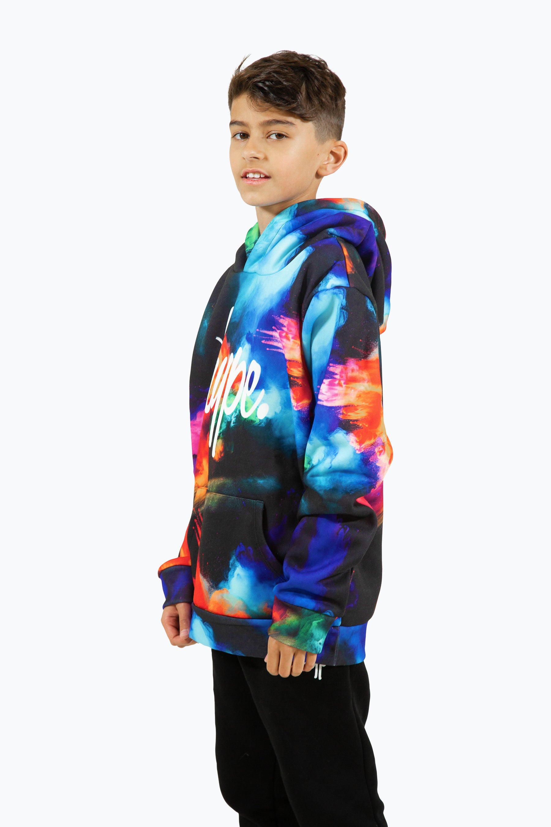 Hype Boys Multi Splash Hoodie