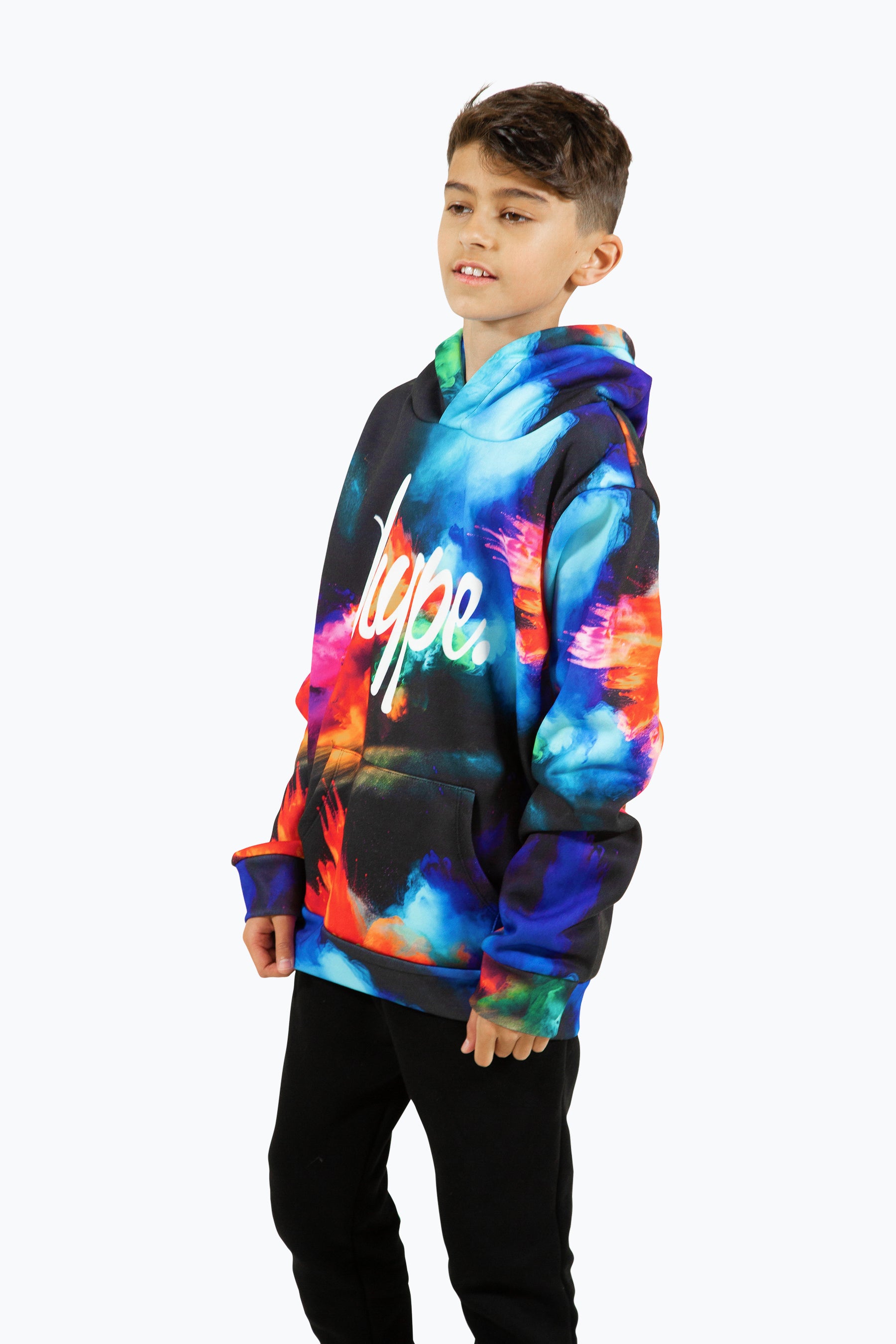 Hype Boys Multi Splash Hoodie