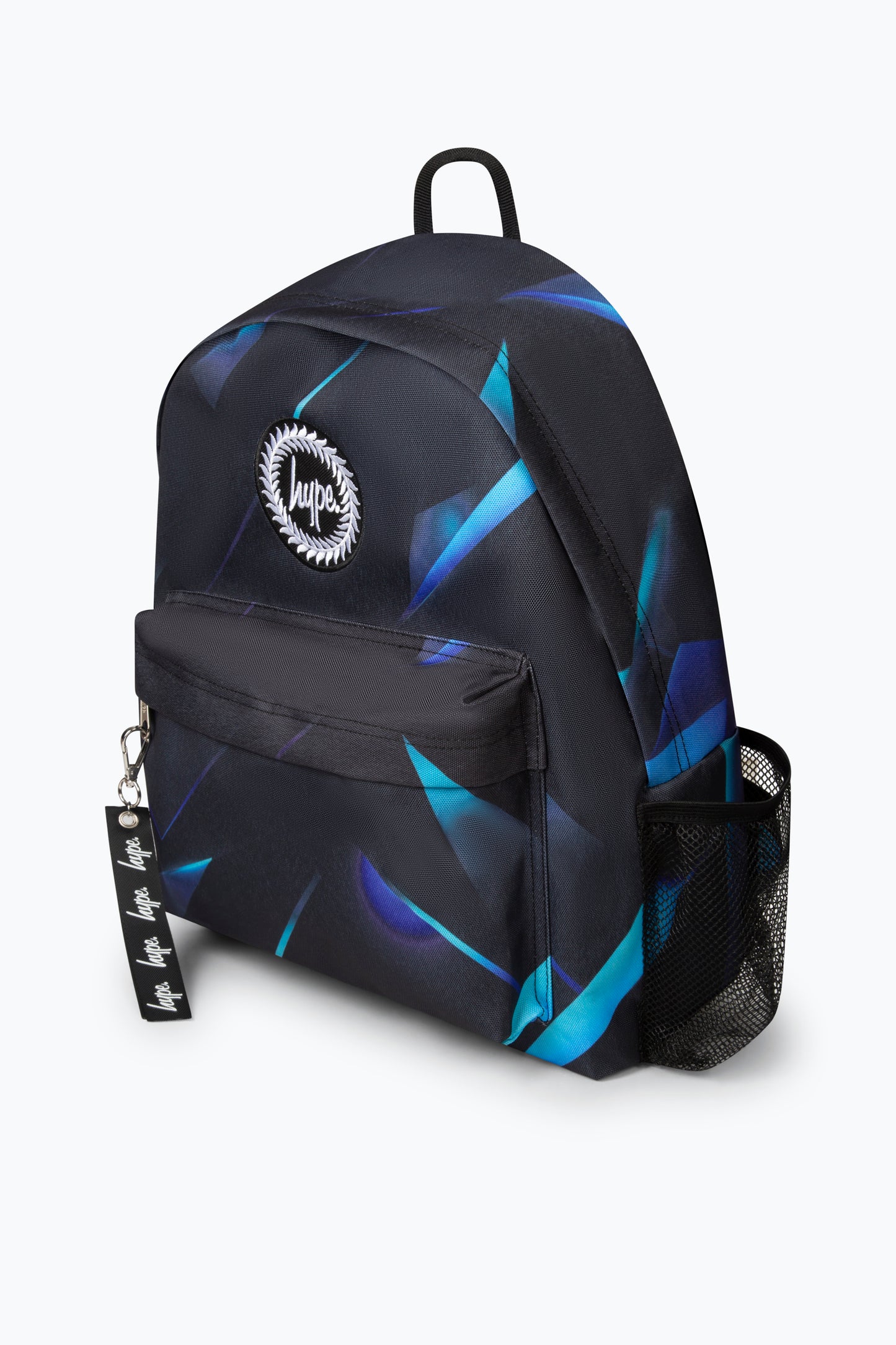 Hype Kids Black Blue Edge Backpack