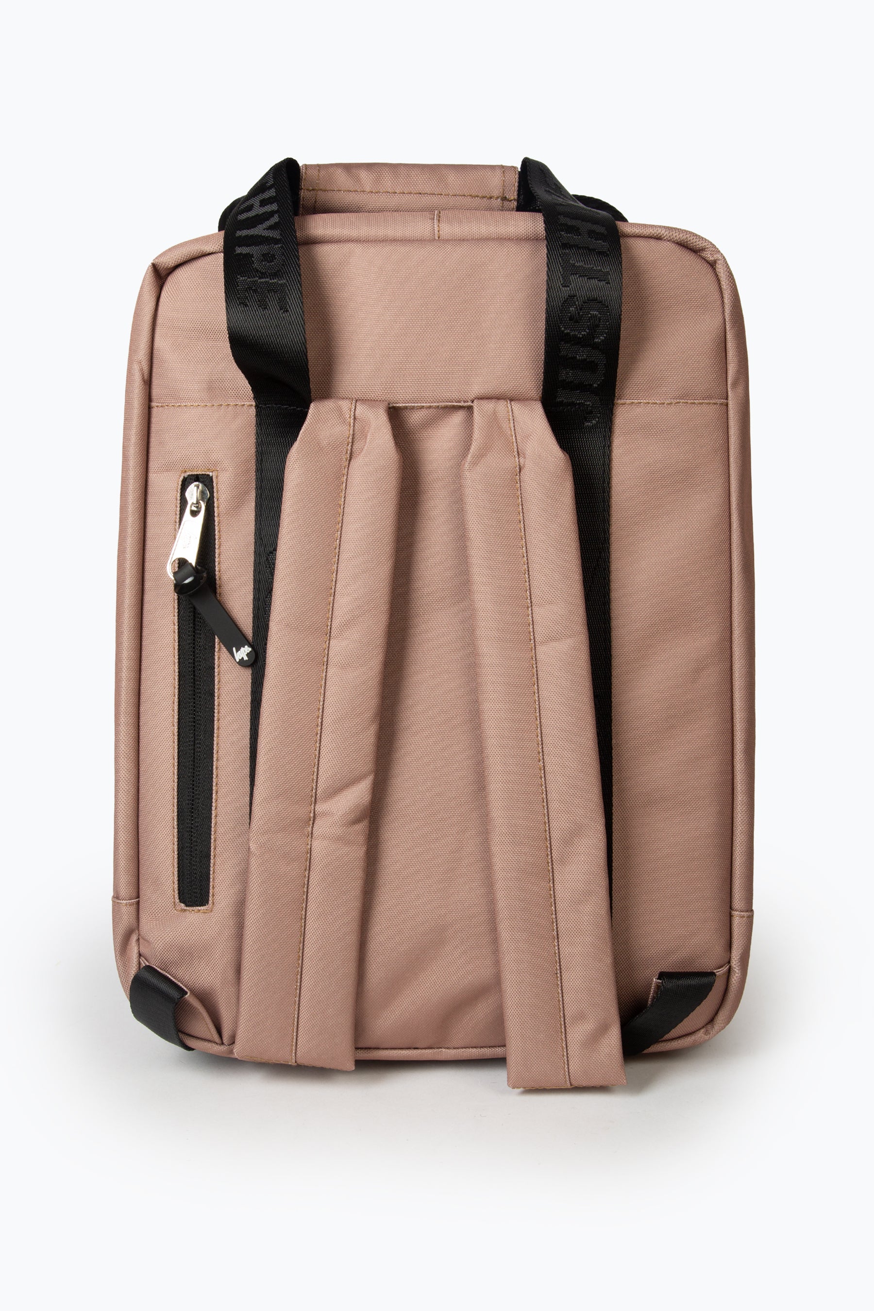 Hype Girls Brown Boxy Crest Backpack