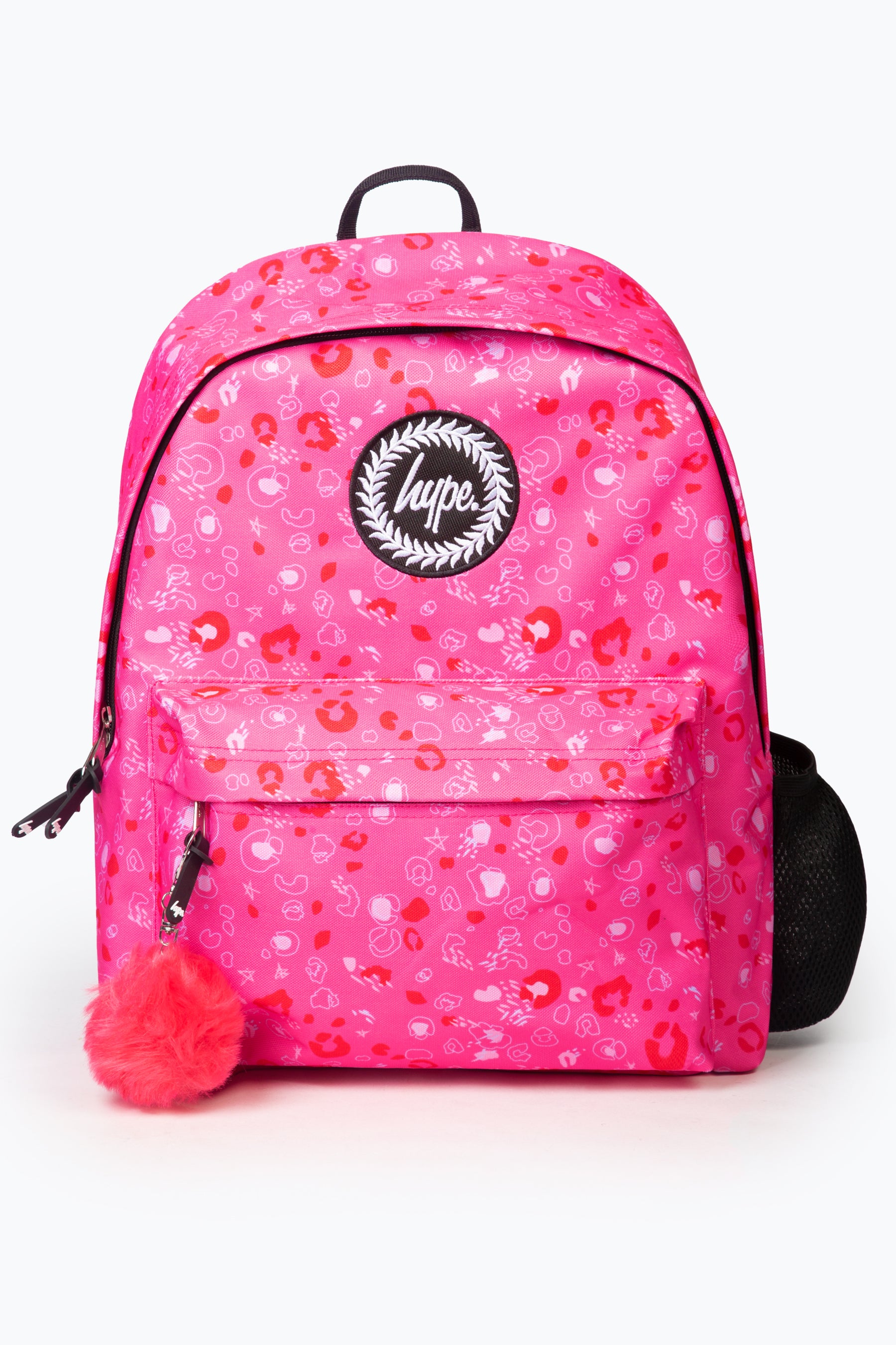 Hype Girls Pink Leopard Backpack