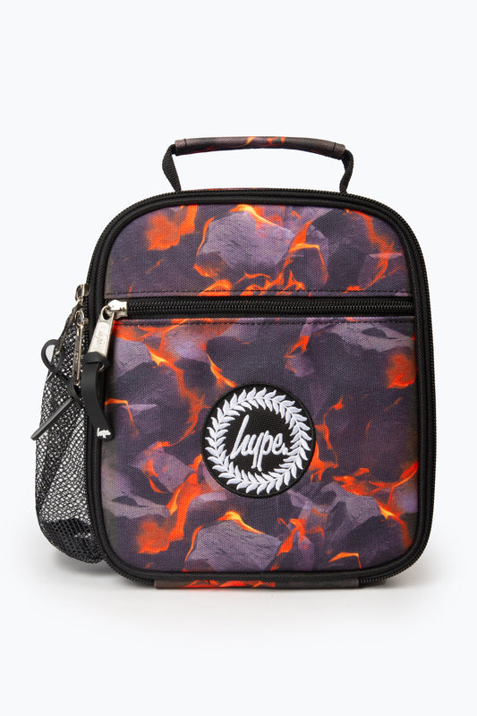 Hype Kids Multi Hot Coal Lunch Box | Lunch Bag