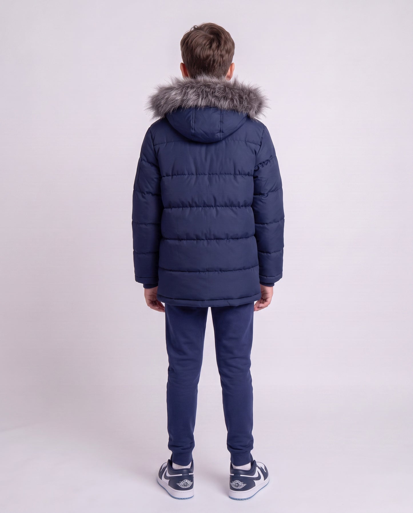Hype Kids Navy Parka Jacket