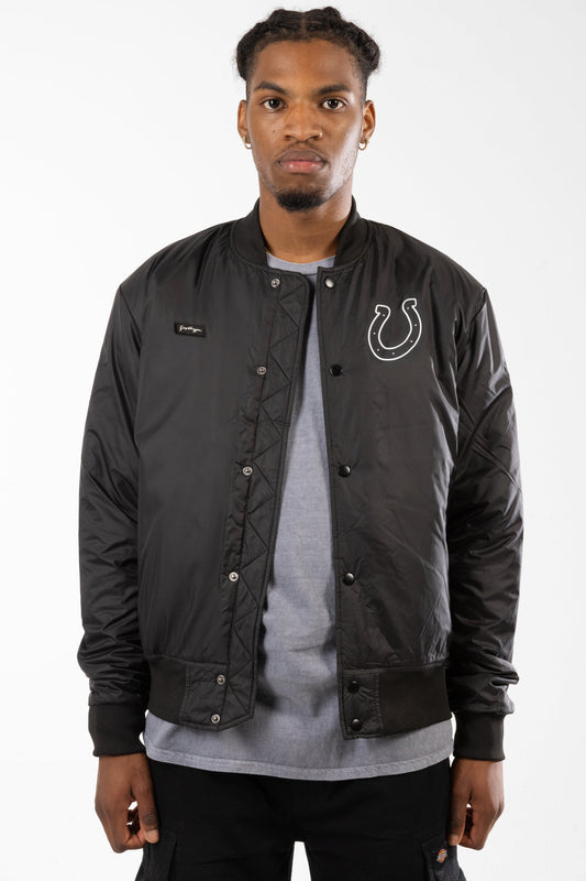 NFL X HYPE ADULTS BLACK INDIANAPOLIS COLTS JACKET