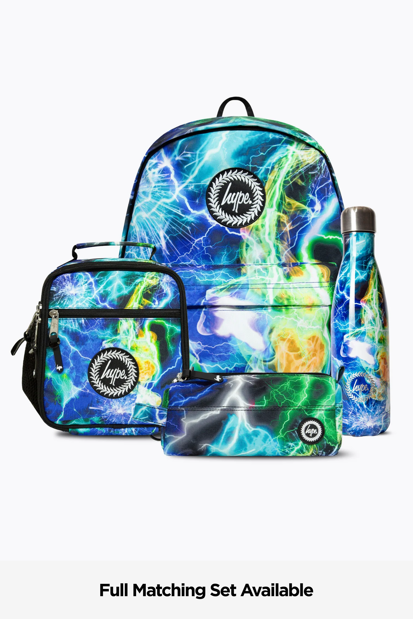 Hype Iconic Multicolored Lightning Storm Boys Backpack