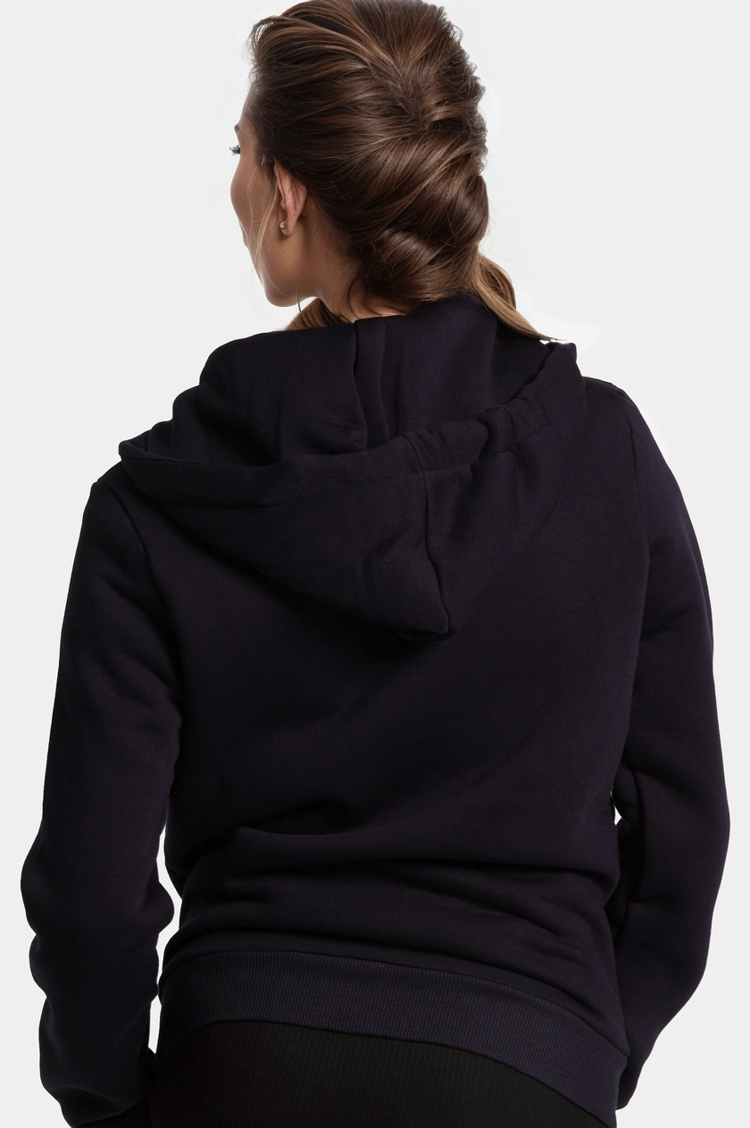 Hype Womens Navy Scribble Zip Hoodie