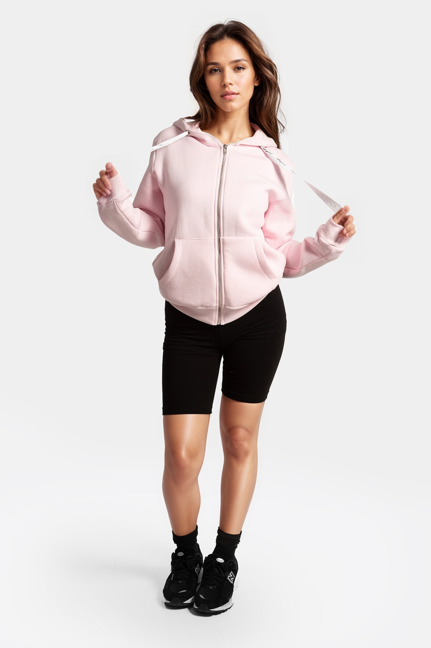 Hype Womens Pink Scribble Zip Hoodie