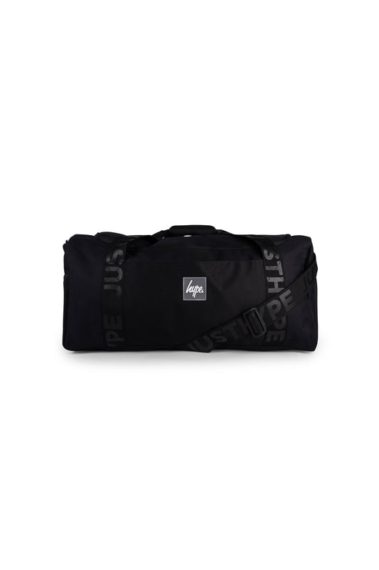 Hype Unisex Black Duffel Bag