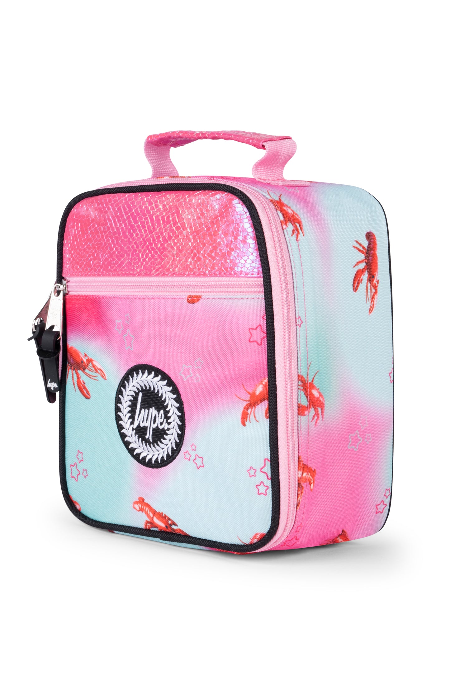 Hype Kids Pink/Mint Green Disco Lobster Lunch Box
