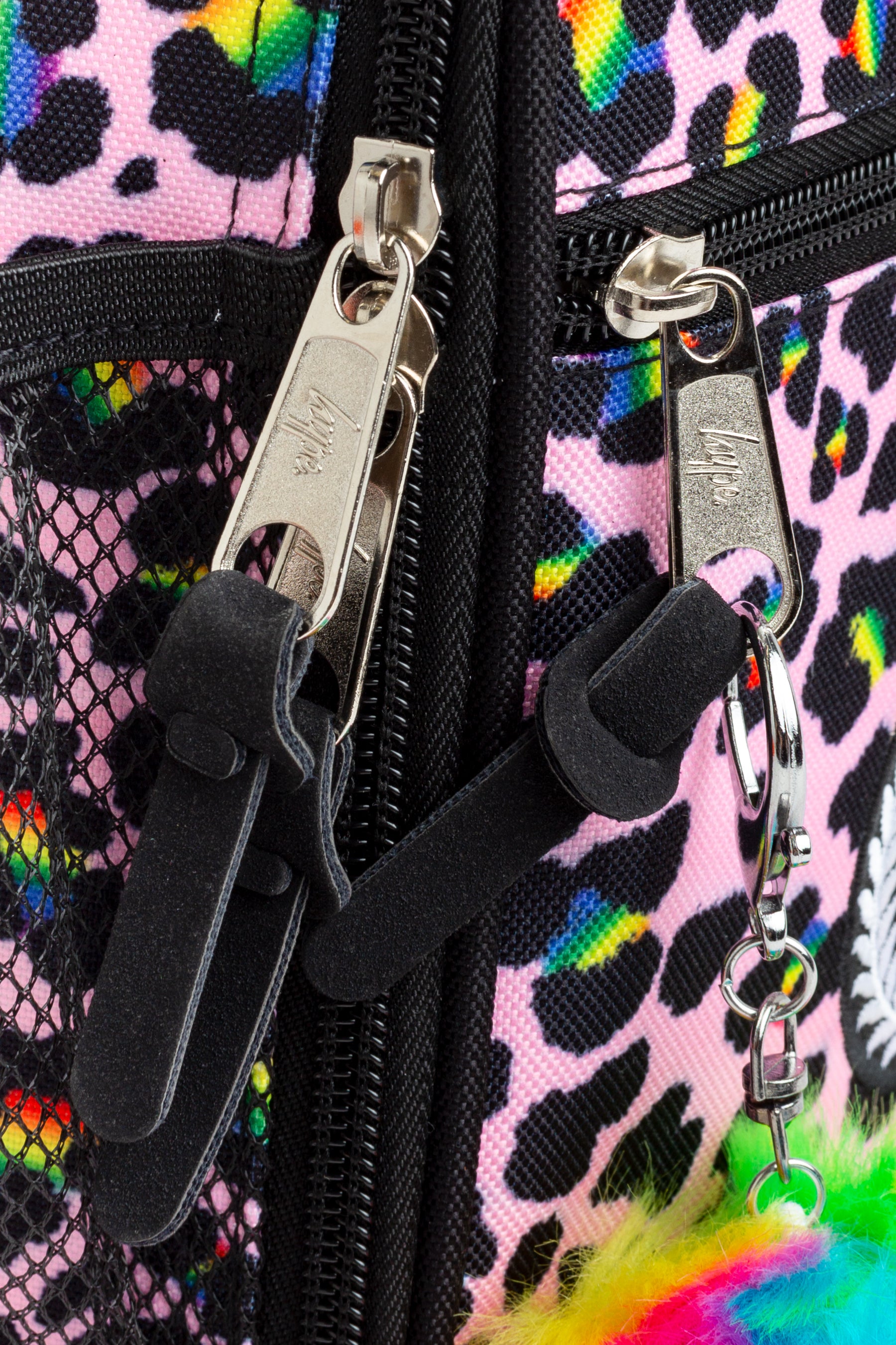 Hype Rainbow Leopard Lunch Box Zips