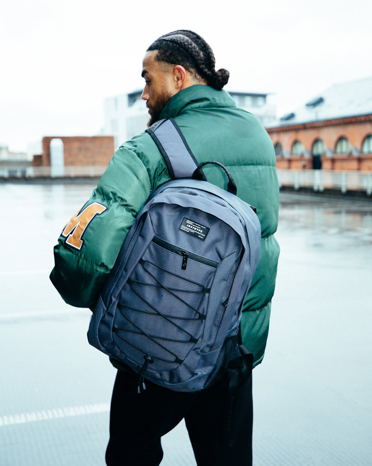 Hype Unisex Navy Maxi Backpack