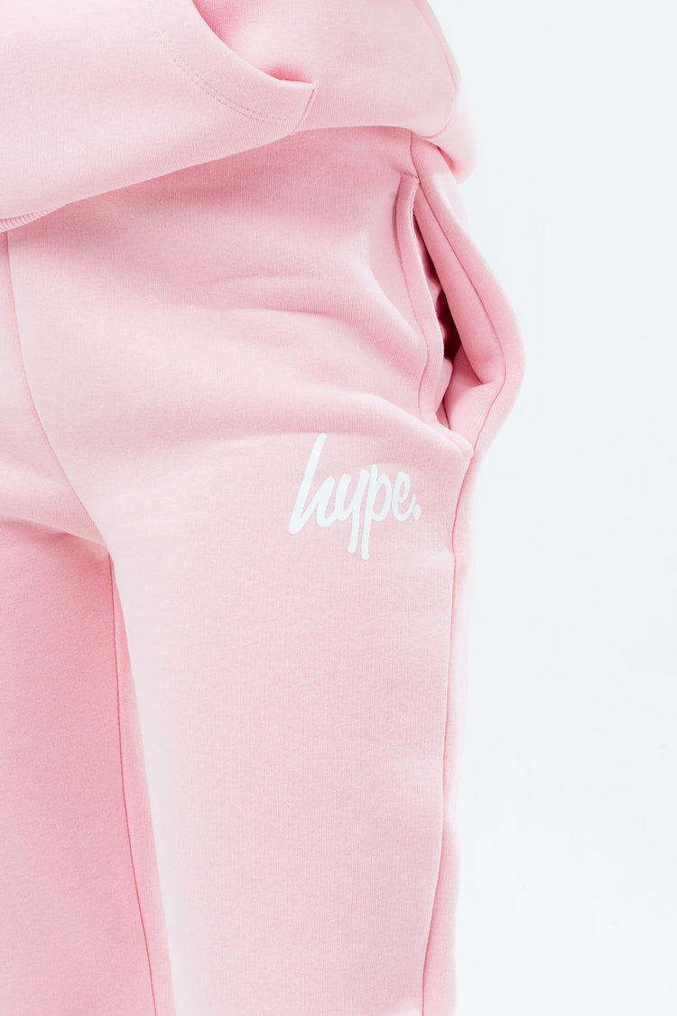 HYPE GIRLS PINK SCRIPT JOGGERS