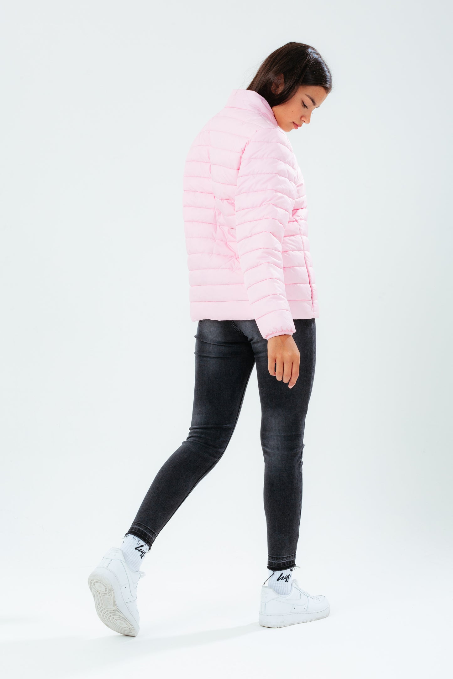 Hype Girls Pink Lightweight Puffer Jacket