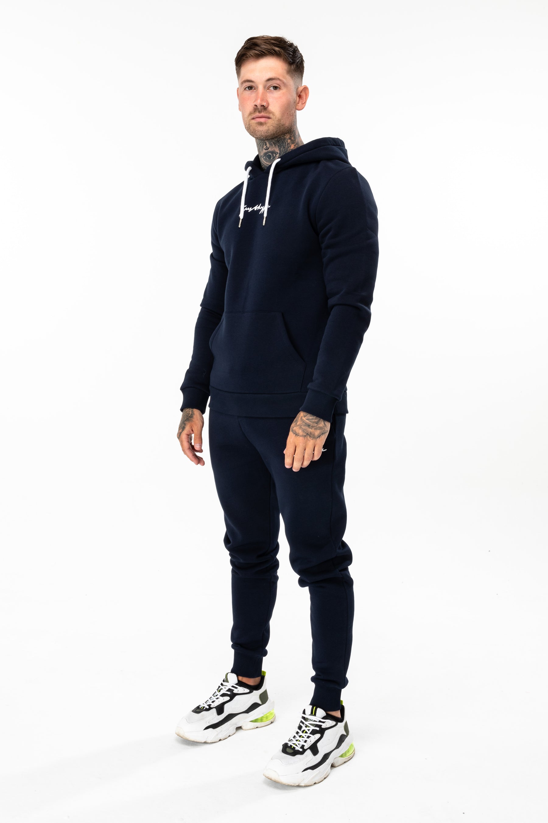 Hype Navy Scribble Logo Men'S Joggers