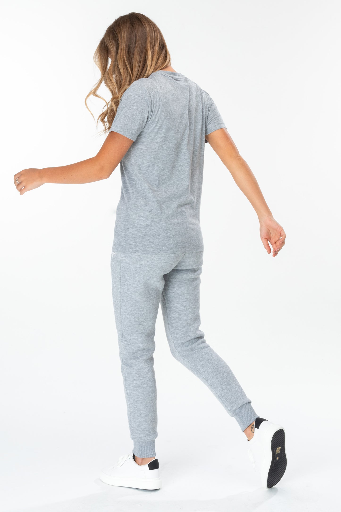 Hype Grey Scribble Logo Women'S Joggers