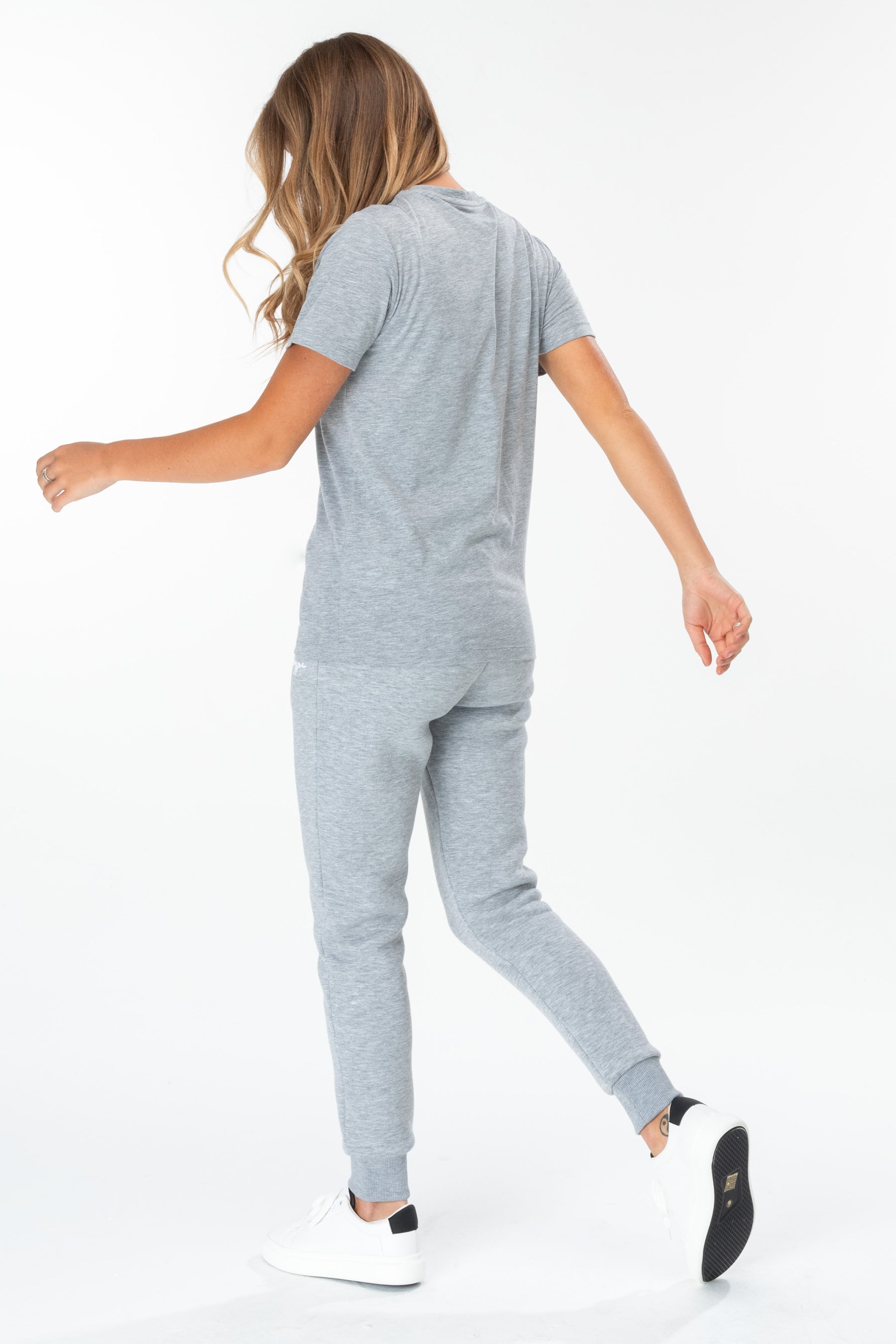 Hype Grey Scribble Logo Women'S Joggers