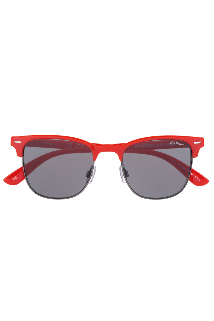 HYPE CLUB LOW RED SUNGLASSES