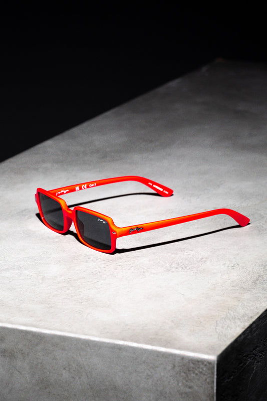 Hype Cube Red Sunglasses