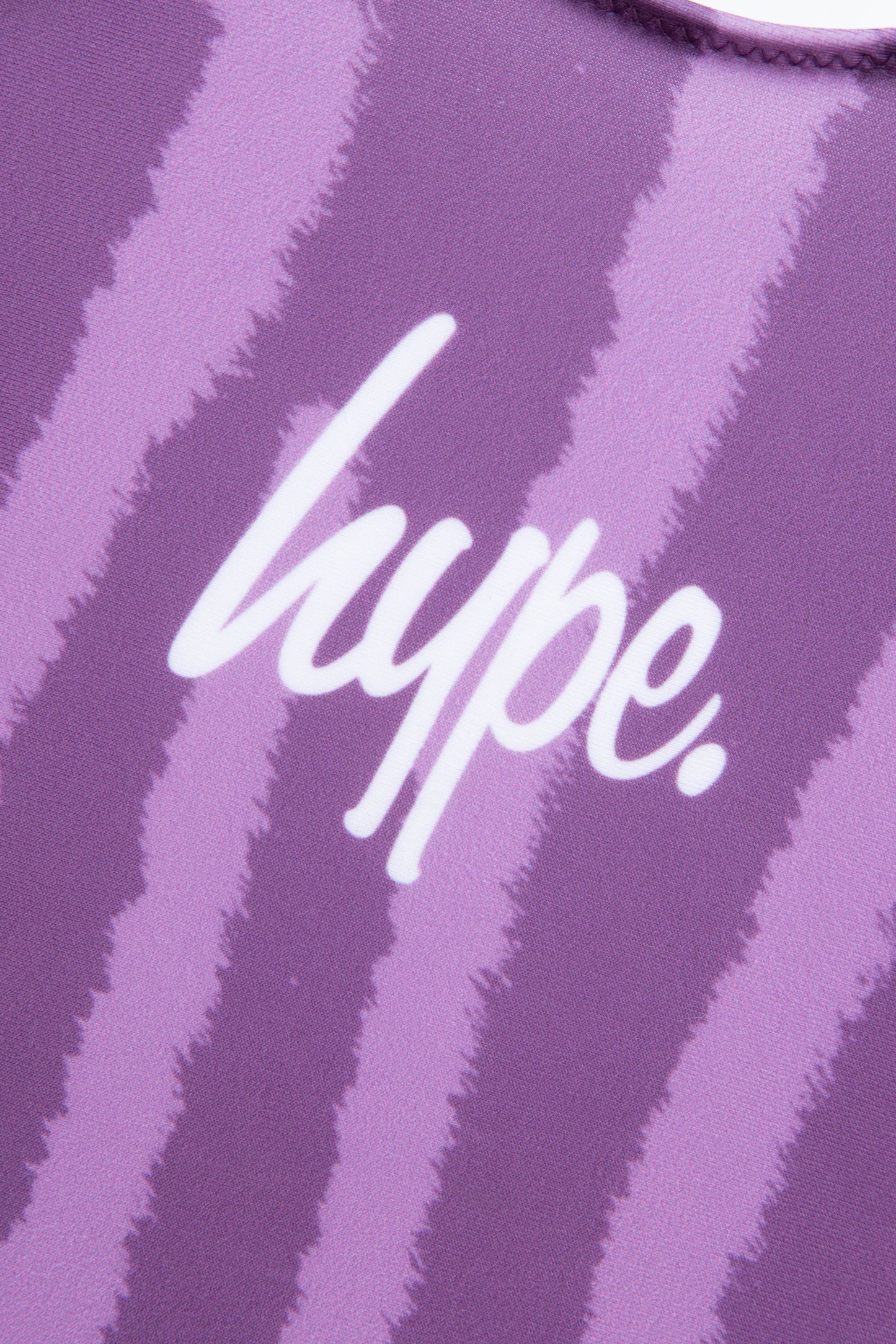 Hype Girls Purple Zebra Swimsuit