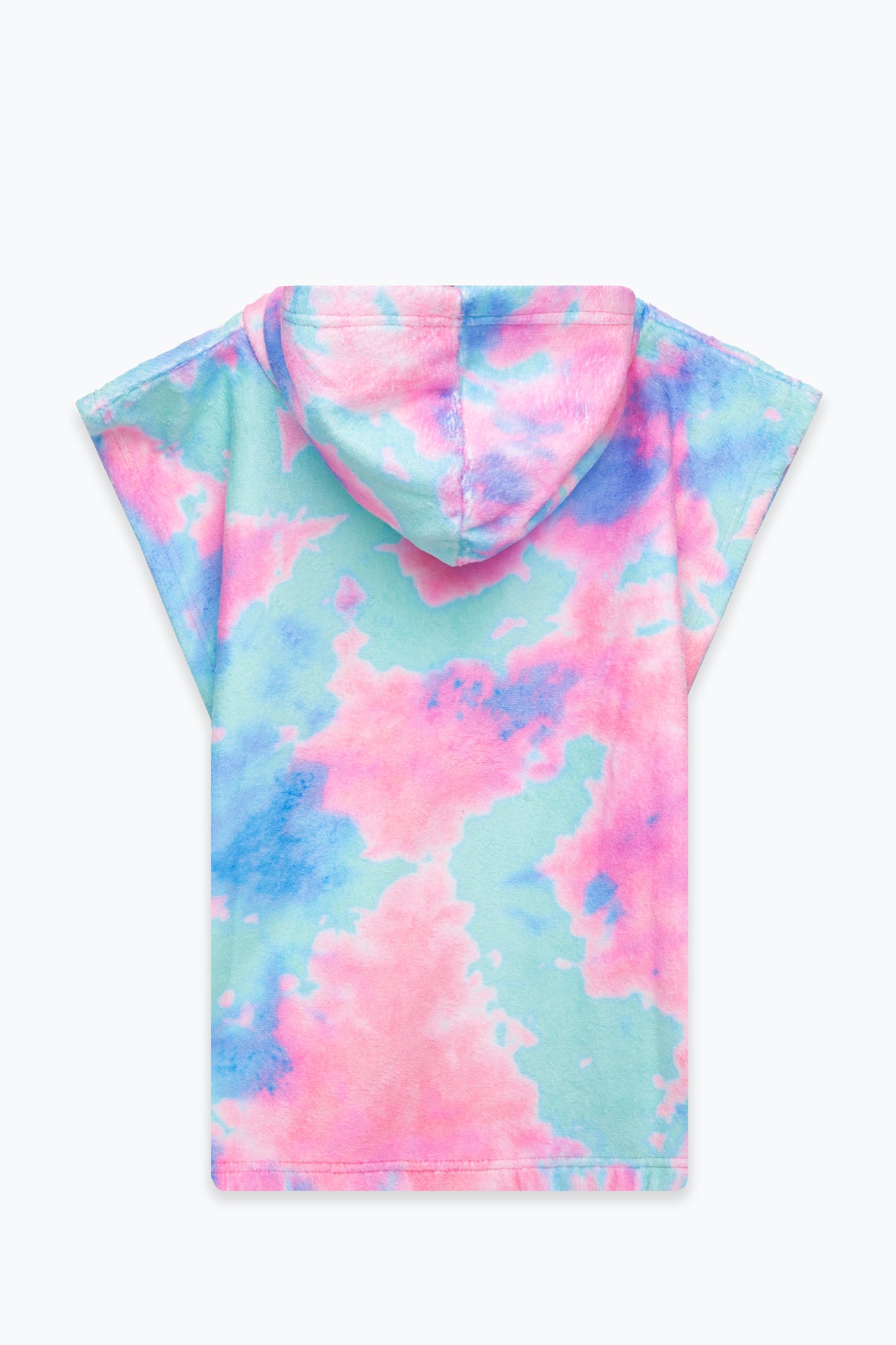 Hype Girls Lucid Tie Dye Pink Beach Cover Up