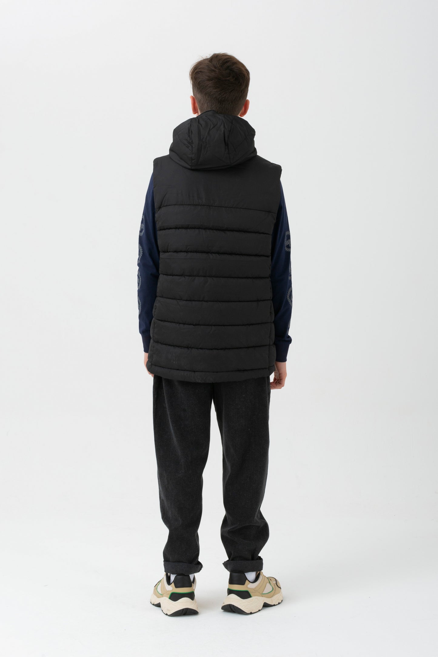 Hype Black Blue Boys Gilet