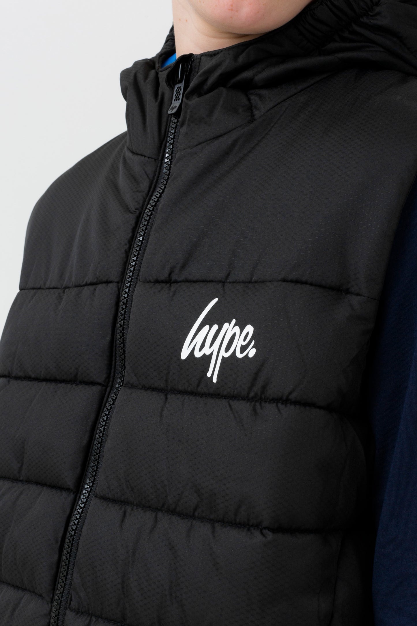 Hype Black Blue Boys Gilet