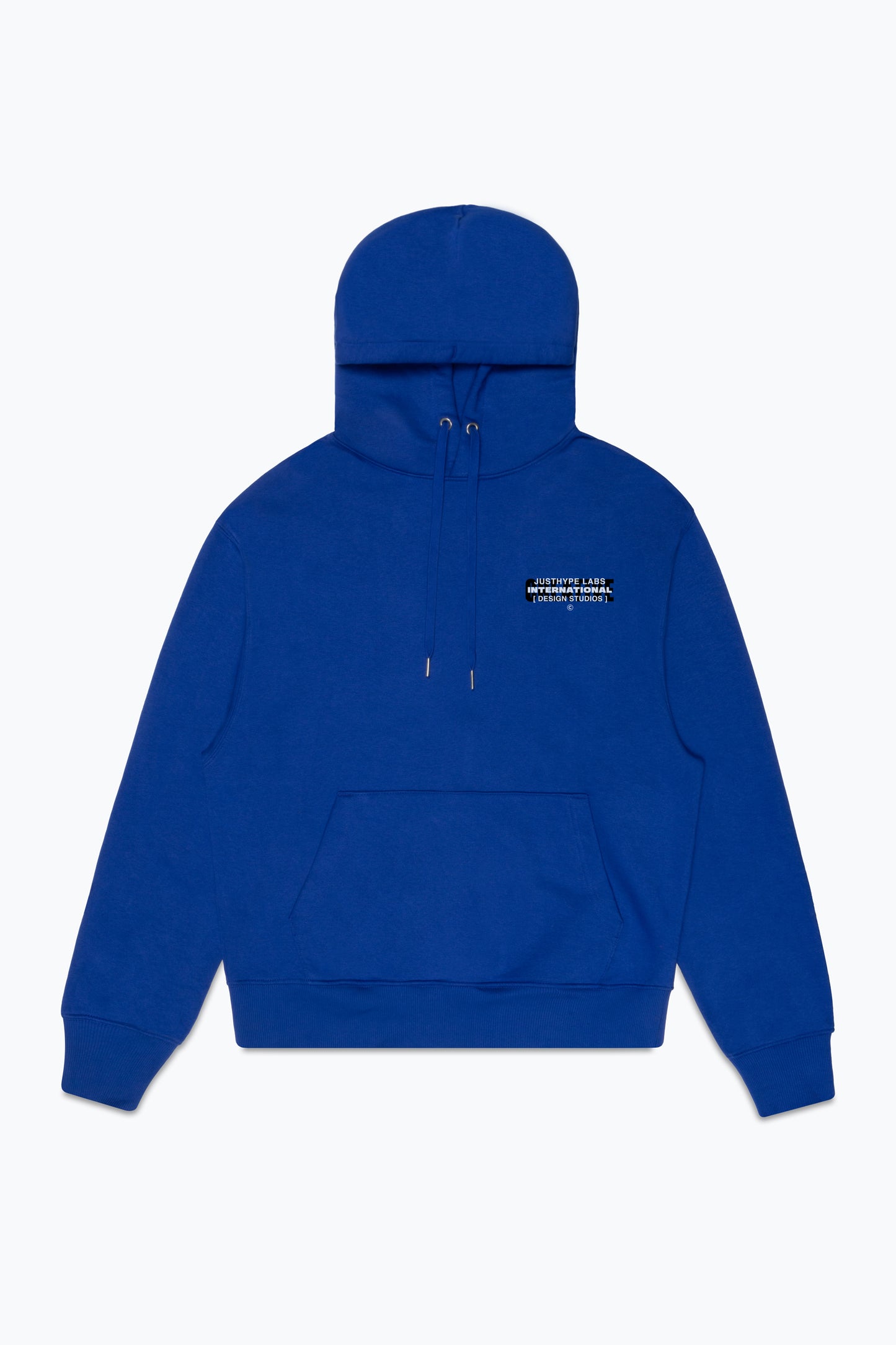 Hype Mens Blue Justhype International Oversized Hoodie