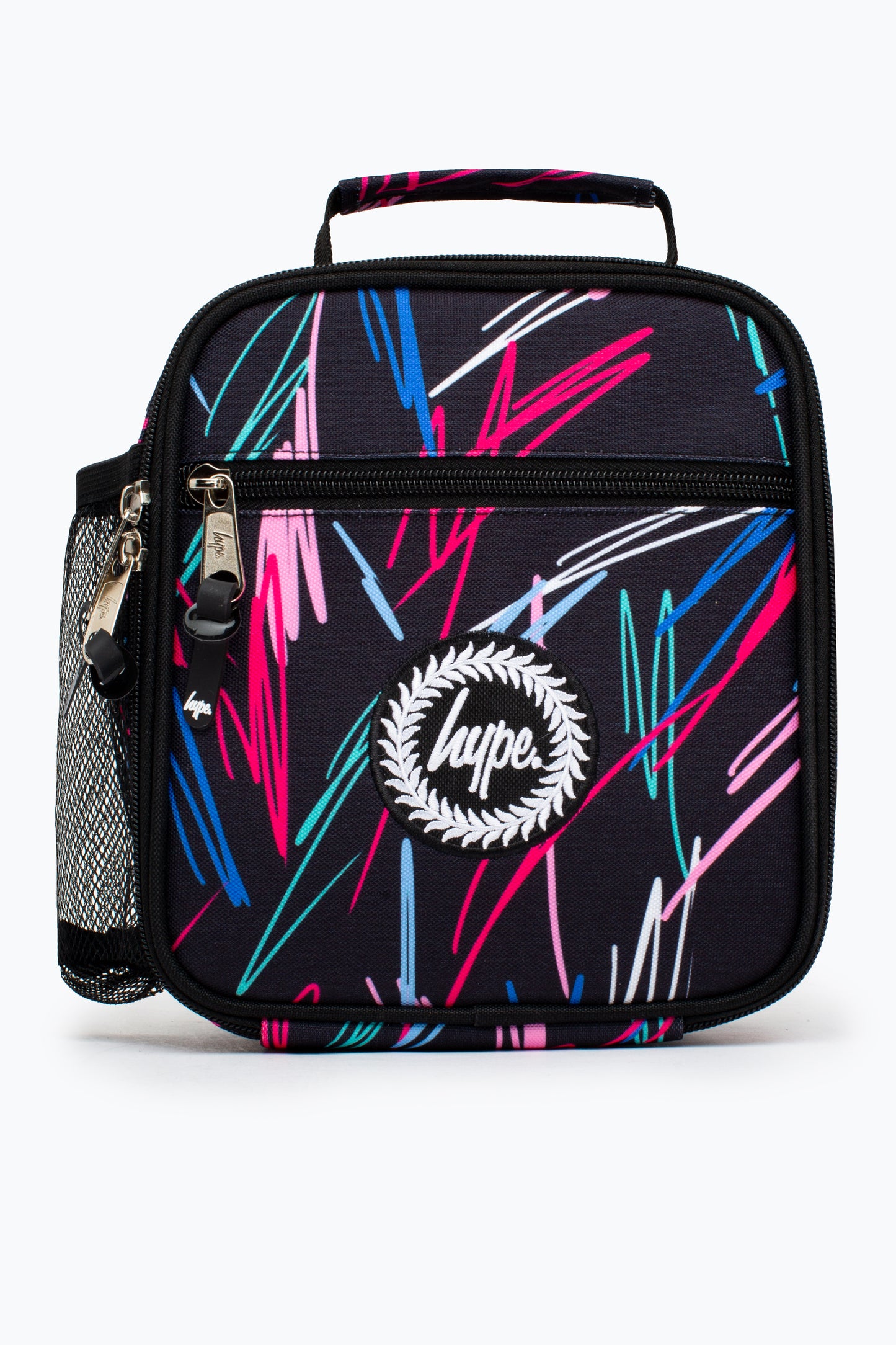 Hype Black Multi Scribble Lunch Box