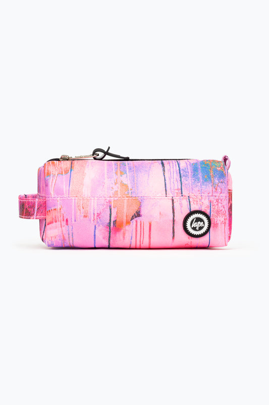 Hype Pink Spray Pencil Case