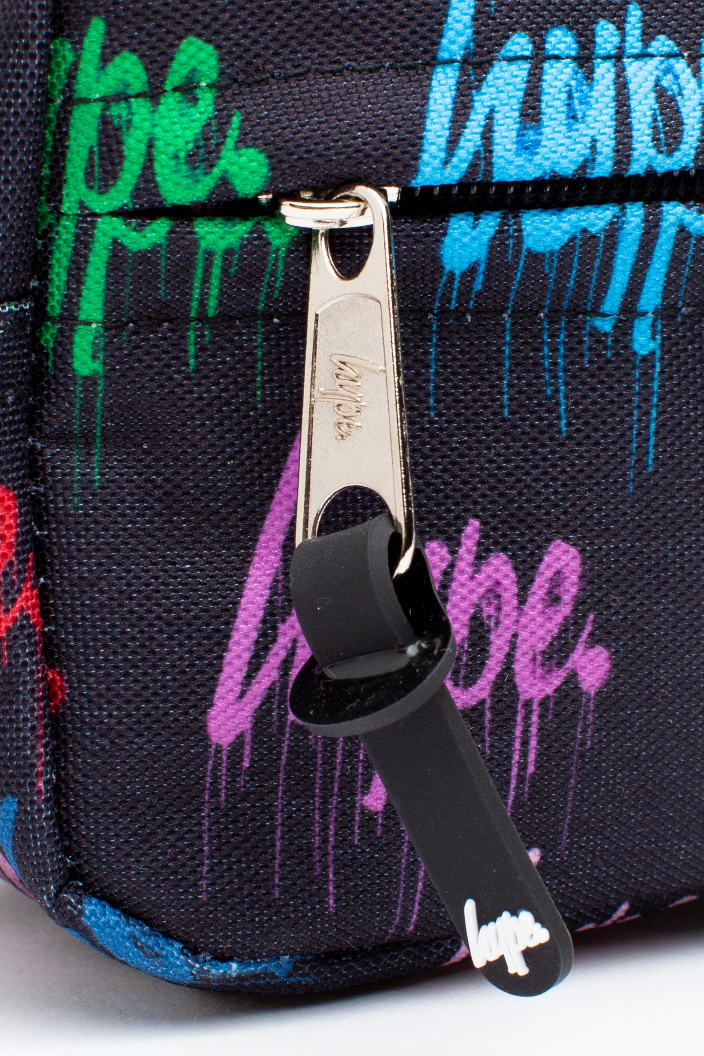 Hype Multi Coloured Maxi Drip Wall Graffiti Pencil Case Zips