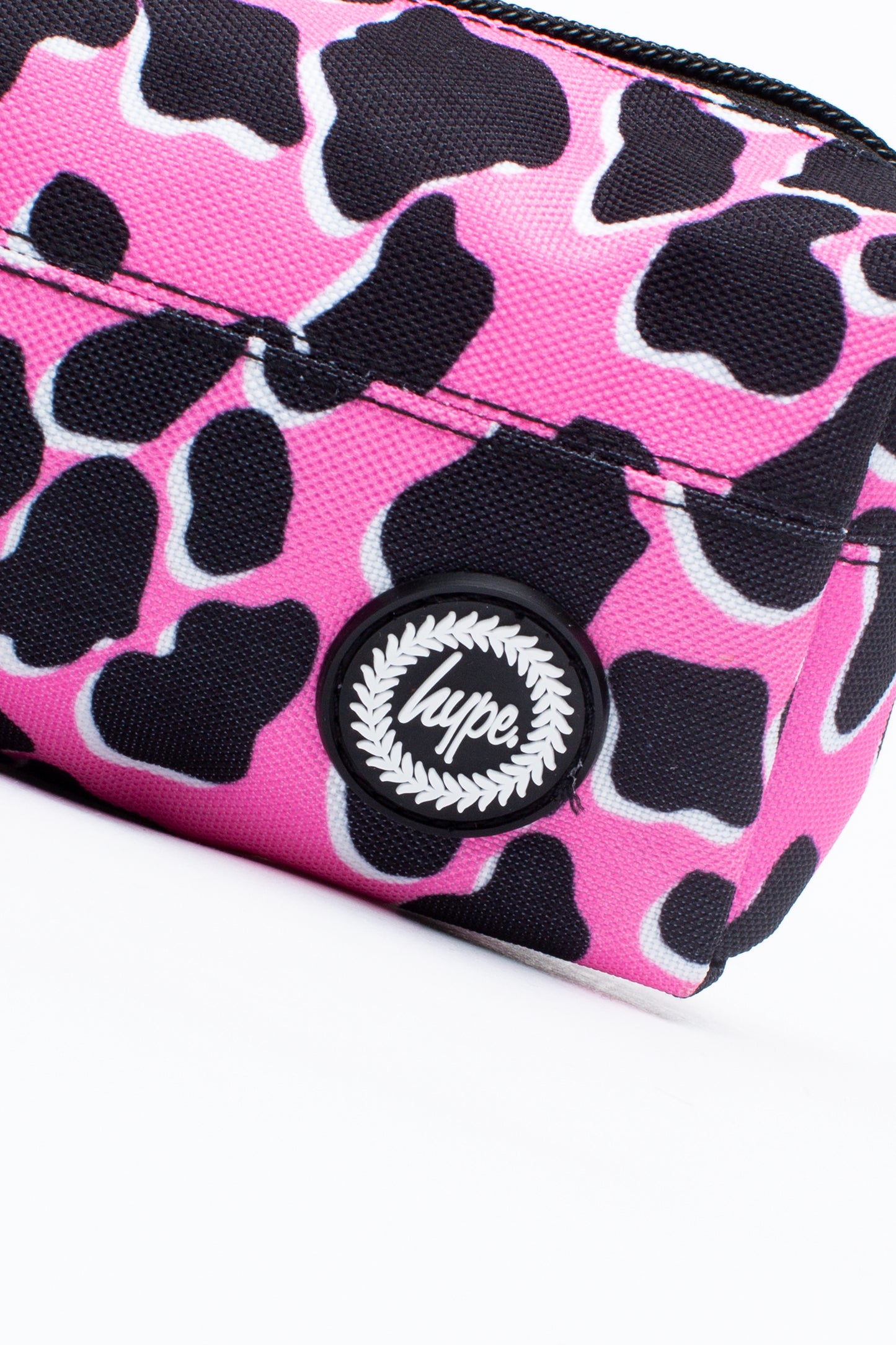 Hype Pink & Black Outline Animal Pencil Case