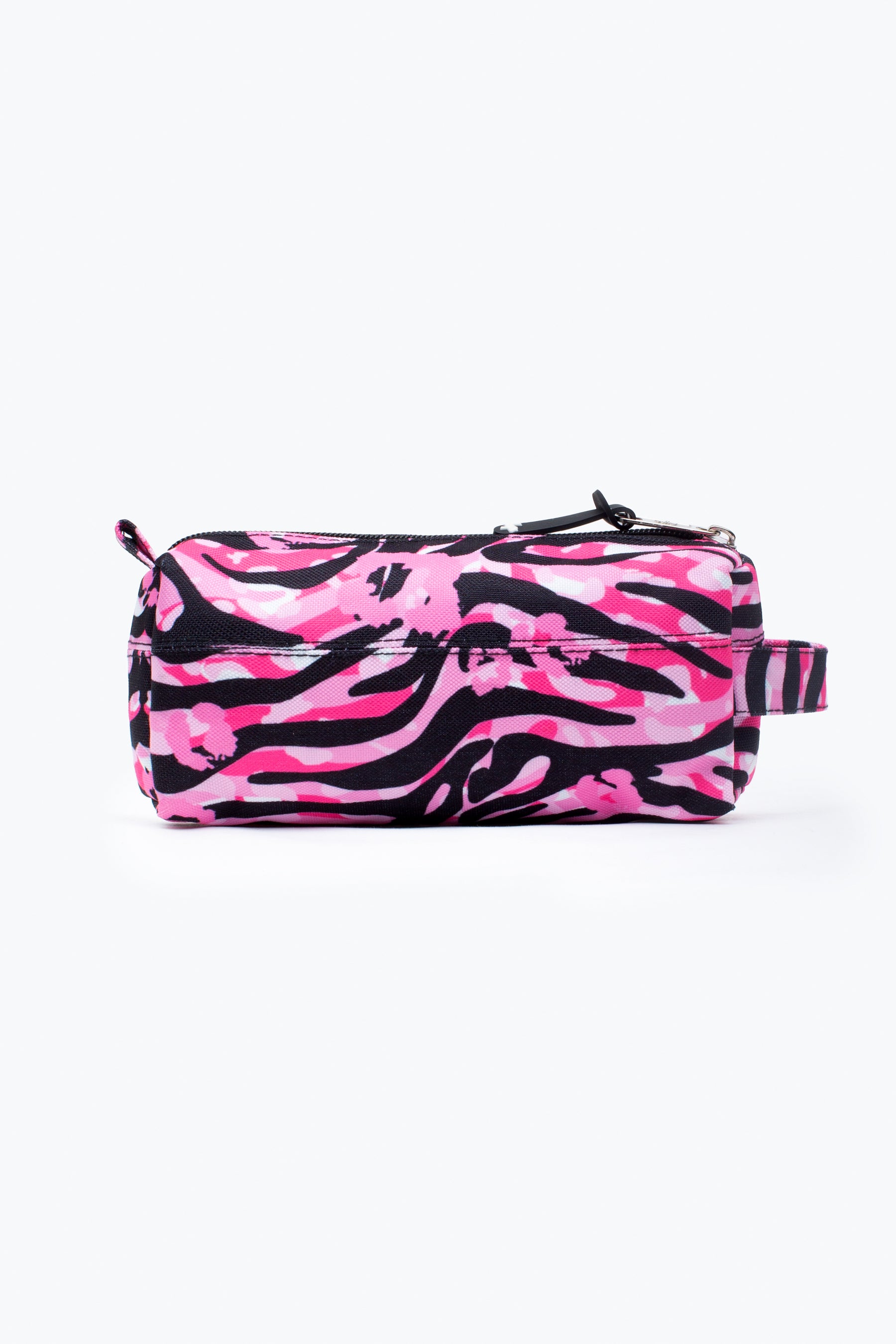 Hype Zebra Animal Pink Pencil Case Back Side