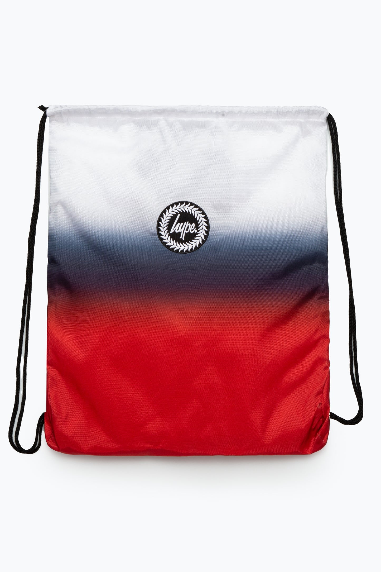 Hype Black & Red Drawstring Bag