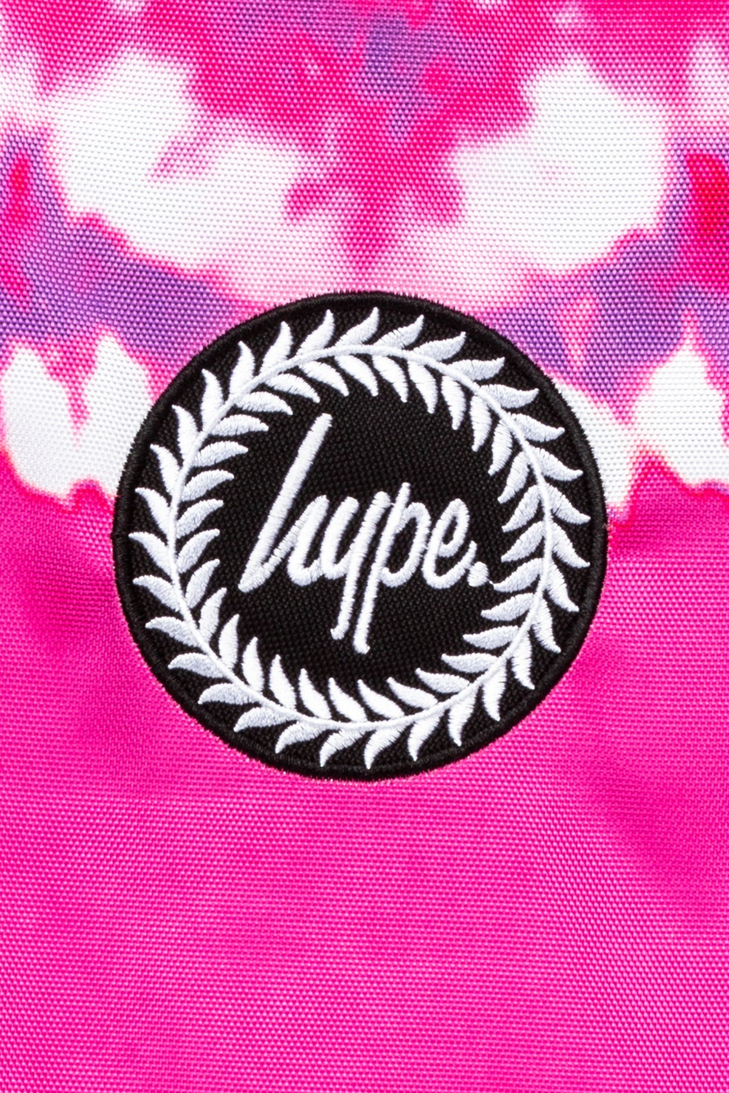 Hype Pink Heart Hippy Tie Dye Drawstring Bag