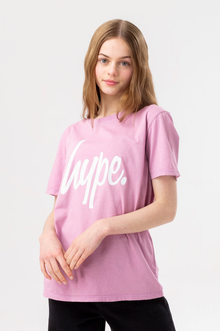 HYPE GIRLS LILAC DRIPS PINK CLOUDS 3 PACK OF T-SHIRTS